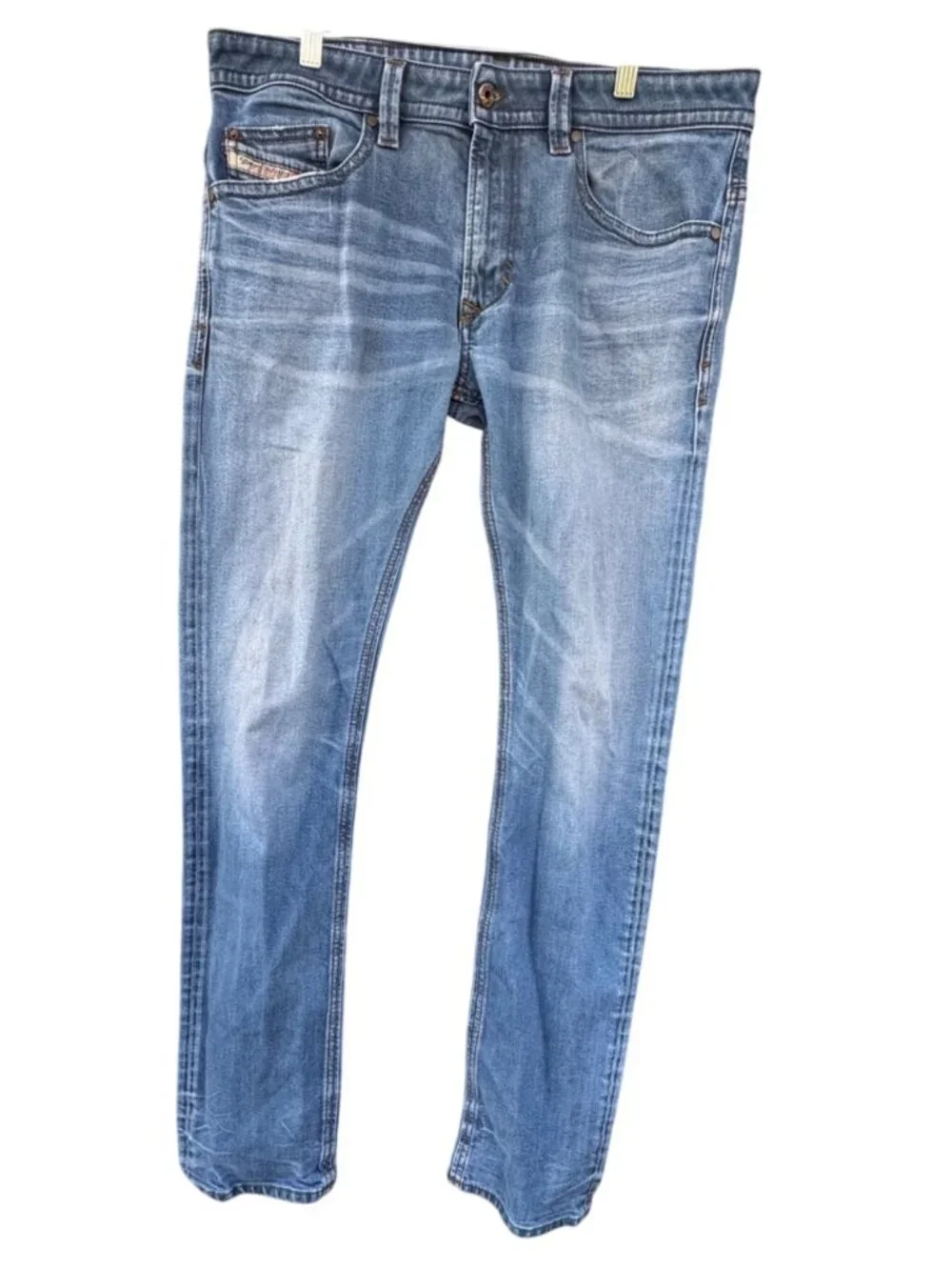 Diesel Thavar 0849Z Slim Skinny Stretch Jeans Mens Size 32x32 Blue Denim